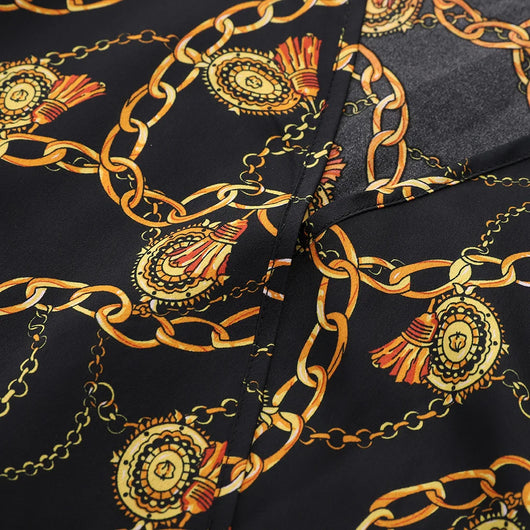 Camiseta de Cadena Impresa de Manga Larga - Image 10