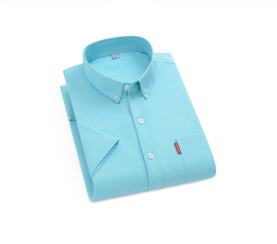 Camisa Oxford Casual de Manga Larga para Hombre - Image 10