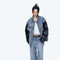 Chaqueta Denim Oversize con Detalles de Patchwork