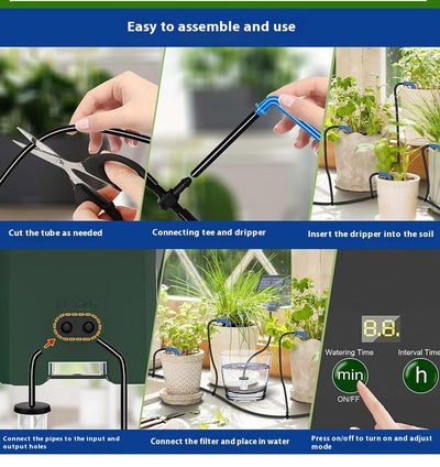 Sistema Automático de Riego Solar con Temporizador Portátil - Image 9