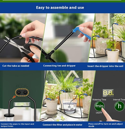 Sistema Automático de Riego Solar con Temporizador Portátil - Image 9