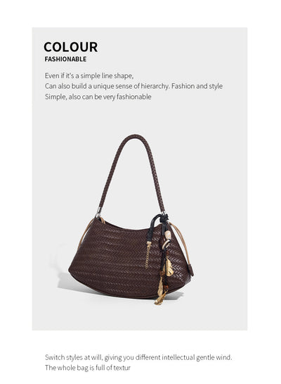 Bolso Tejido Axilar Commuter - Cartera Versátil de Hombro - Image 36