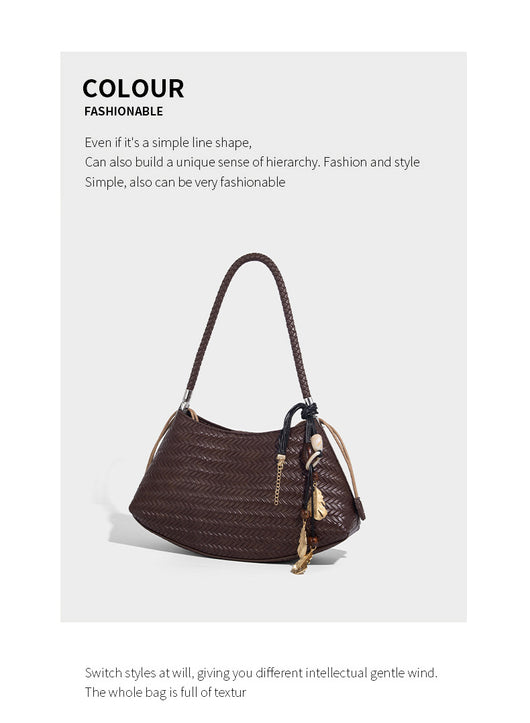Bolso Tejido Axilar Commuter - Cartera Versátil de Hombro - Image 36