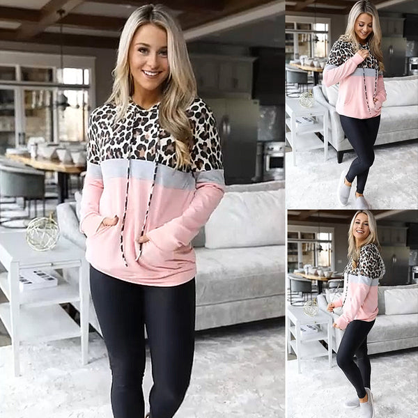 Sudadera Acolchada con Capucha y Costuras Decorativas