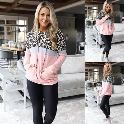 Sudadera Acolchada con Capucha y Costuras Decorativas