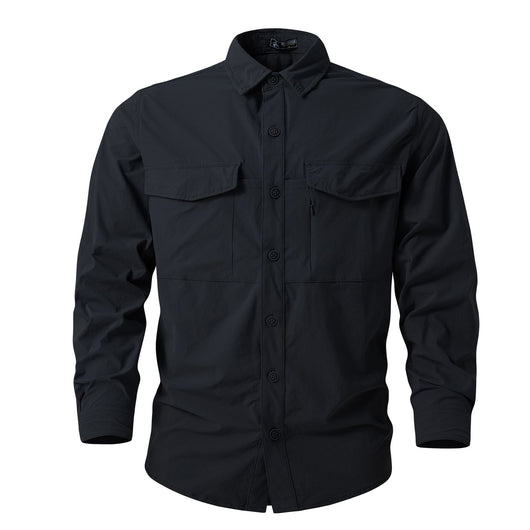 Camisa Táctica de Secado Rápido Consul para Hombre - Múltiples Bolsillos Entrenamiento - Image 13