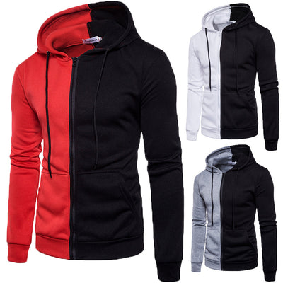 Chaqueta Acolchada Colorblock Talla Grande con Capucha y Manga Larga - Image 9