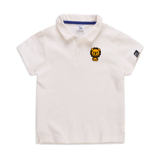 Polo Cómodo de Algodón Elástico con Diseño Estampado para Hombre y Mujer