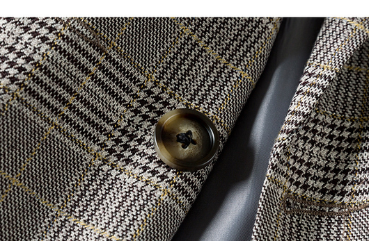 Blazer Retro Británico de Largo Medio con Estilo Urbano - Image 14