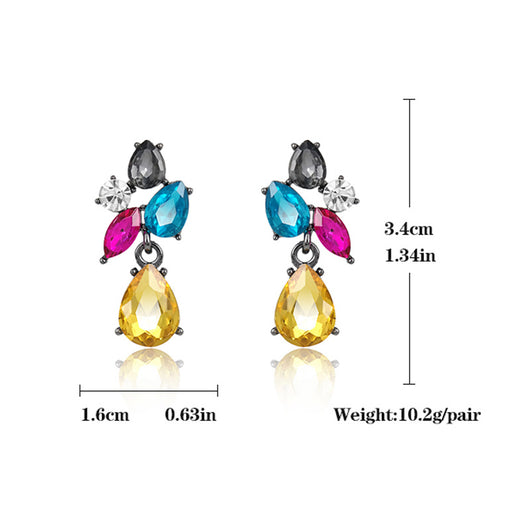 Aretes de Acero Quirúrgico con Cristales - Diseño Minimalista Elegante - Image 11