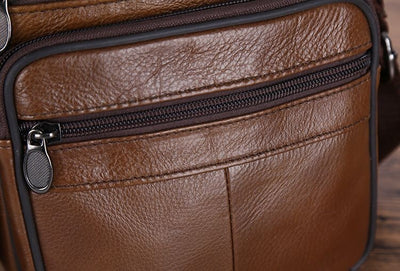 Bolsa de Cuero para Hombre Crossbody Casual y Elegante - Image 7