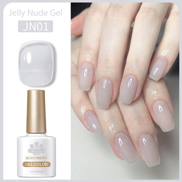 Esmalte de Uñas Gel UV Transparente Efecto Gelatina Fotocurable - Image 6