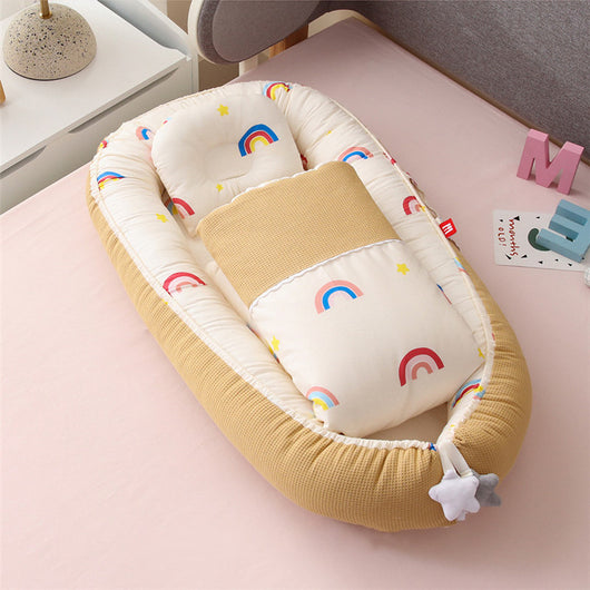 Cuna Portátil Plegable con Malla Transpirable, Desmontable y Lavable - Image 11