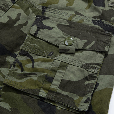 Pantalones Cortos Camuflaje Hombre Talla Grande - Diseño Suelto Europeo Americano - Image 5