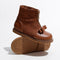 Botas Cortas Martin para Niñas Estilo Británico con Cierre