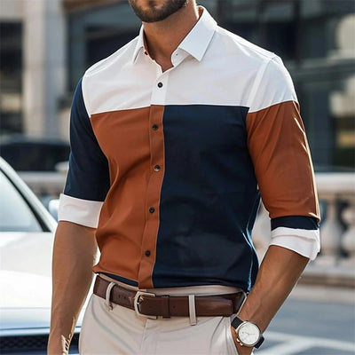 Camisa Casual de Botones Simples para Hombre - Versátil y Moderna