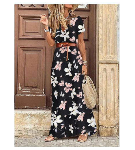Vestido Floral con Escote en V Simiya - Image 16
