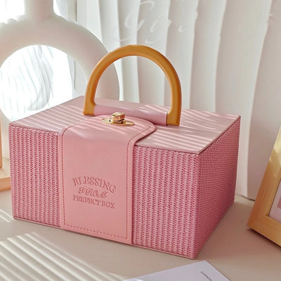 Caja de Chocolates para Bodas en Cuero Premium - Elegancia Portátil - Image 15