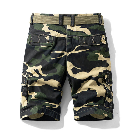 Pantalones Cortos Cargo Camuflaje Holgados Transpirables para Hombre - Image 2