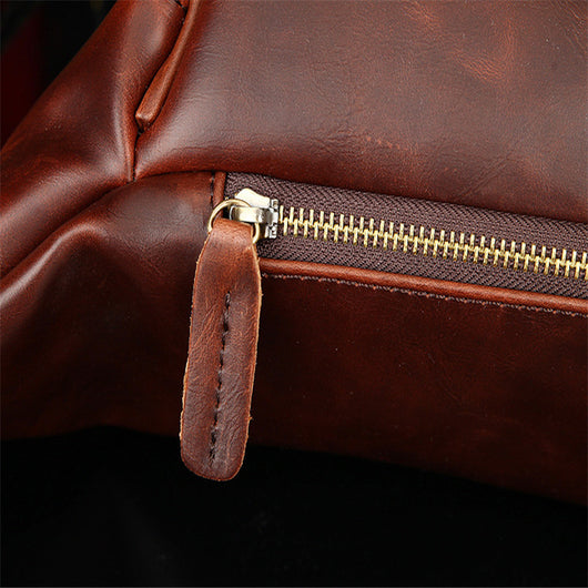 Bolsa Cruzada para Hombre Cuero Crazy Horse Estilo Retro - Image 21
