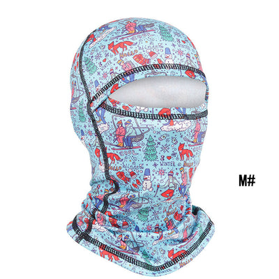 Conjunto de Protección Facial para Esquí Infantil con Babero de Ciclismo - Image 7