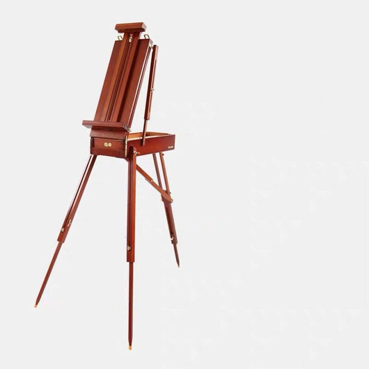 Caja de Pintura Portátil de Madera de Haya con Caballete Extraíble para Óleo - Image 8