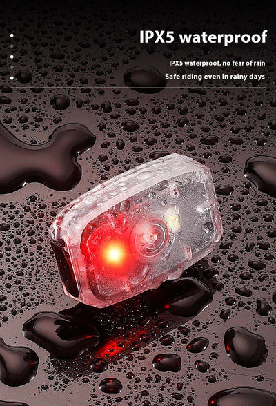 Luz Trasera Bicolor para Bicicleta - Faro de Advertencia Nocturno Compacto - Image 18