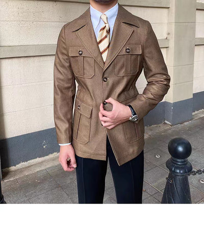Blazer Premium de Cuello Inglés para Otoño e Invierno - Image 7