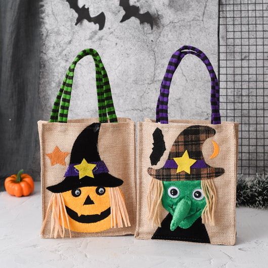 Bolsa de Tela Reutilizable para Dulces de Halloween - Image 11