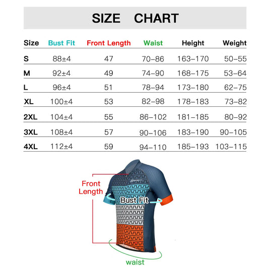 Camiseta Ciclismo Manga Corta para Hombre Verano - Image 6