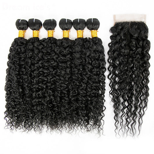 Set de 7 Piezas de Cabello Humano Rizado - Extensiones Cortina Rizos Naturales - Image 15