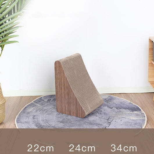 Rascador Curvo Triangular para Gatos - Afilador de Garras Premium - Image 4
