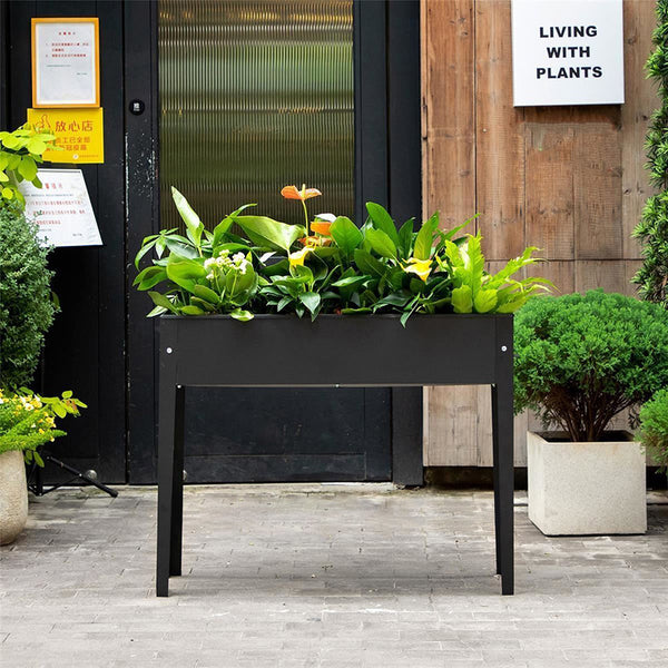 Jardinera Elevada de Hierro para Balcón y Terraza