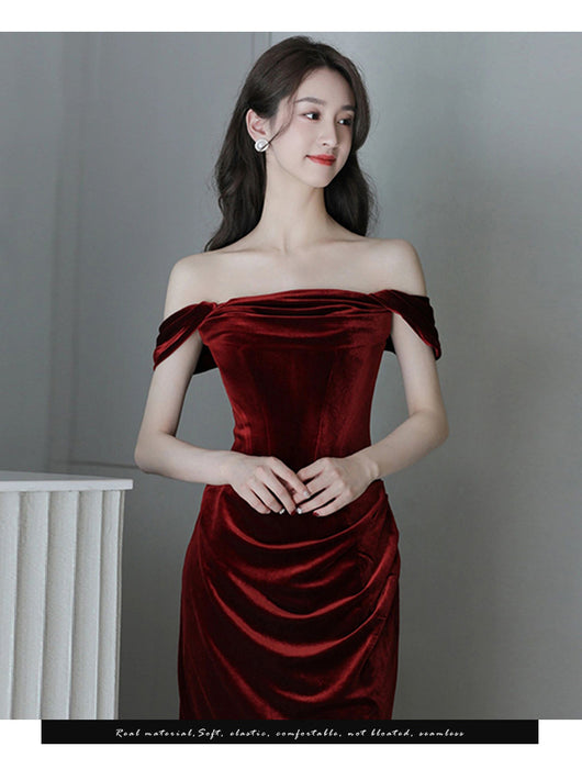 Vestido de Novia Cola de Pez Terciopelo - Elegancia y Sofisticación - Image 5