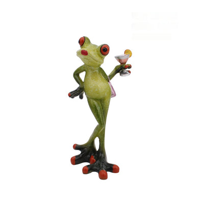 Figura Decorativa de Rana en Resina para Sala y Estudio - Image 12