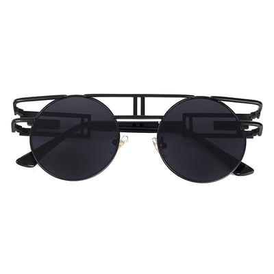 Gafas de Sol Steampunk Vintage Redondas para Hombre y Mujer - Image 11