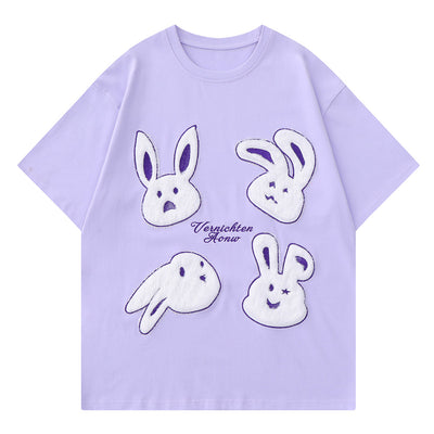 Camiseta para Hombre con Estampado de Conejito Adorable - Image 3