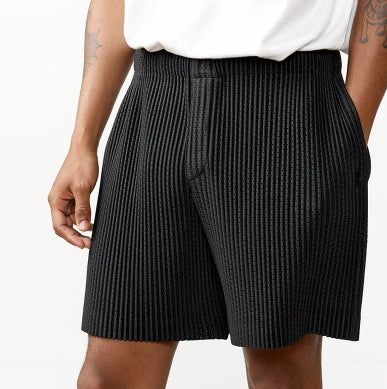 Shorts Plisados con Efecto Drapeado y Cintura Elástica - Image 6