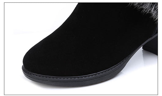 Botas de Nieve para Mujer con Forro de Conejo y Plantilla Térmica - Image 13