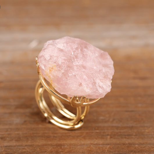 Anillo Ajustable de Oro con Perlas Irregulares - Image 9