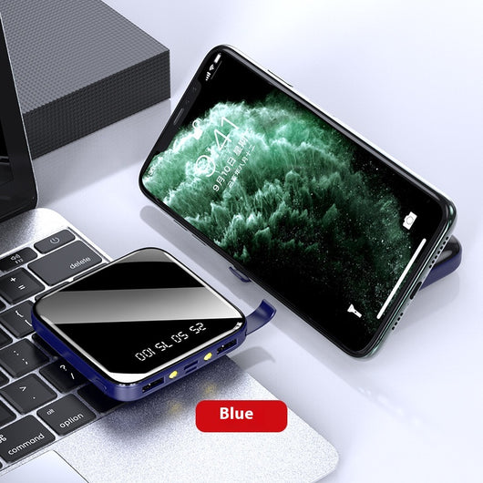 Batería Portátil Mini Espejo 20000 mAh - Carga Rápida y Diseño Compacto - Image 8