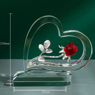 Adornos Decorativos en Forma de Corazón con Rosas para San Valentín - Image 6