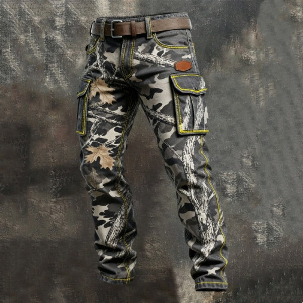 Pantalones de Trabajo Vintage Punk para Hombre