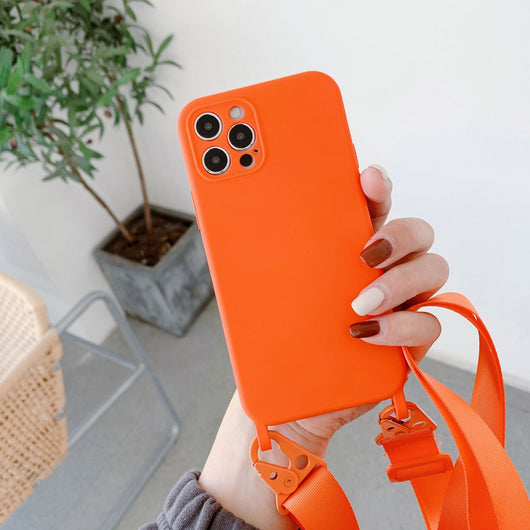 Funda Messenger de Silicona Líquida con Correa para Teléfono - Image 3