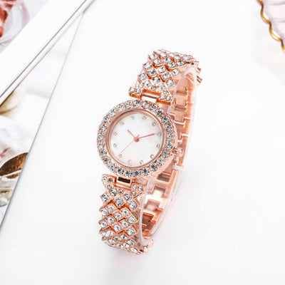 Reloj de Cuarzo para Mujer con Diamantes en Aleación - Image 4