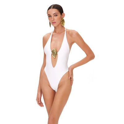 Conjunto de Falda Dos Piezas Escotado y Espalda Descubierta Talla Grande - Image 7