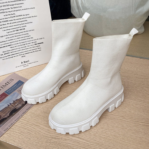 Botas Cortas Ajustadas para Mujer - Diseño Elegante y Versátil