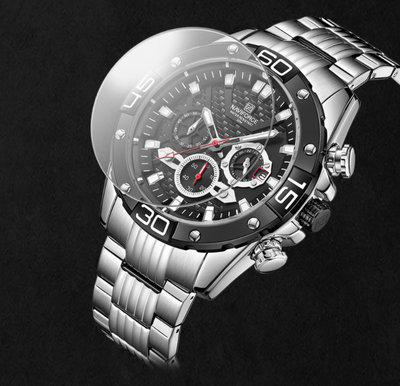 Reloj de Hombre Moderno con Movimiento Luminoso de Precisión - Image 16