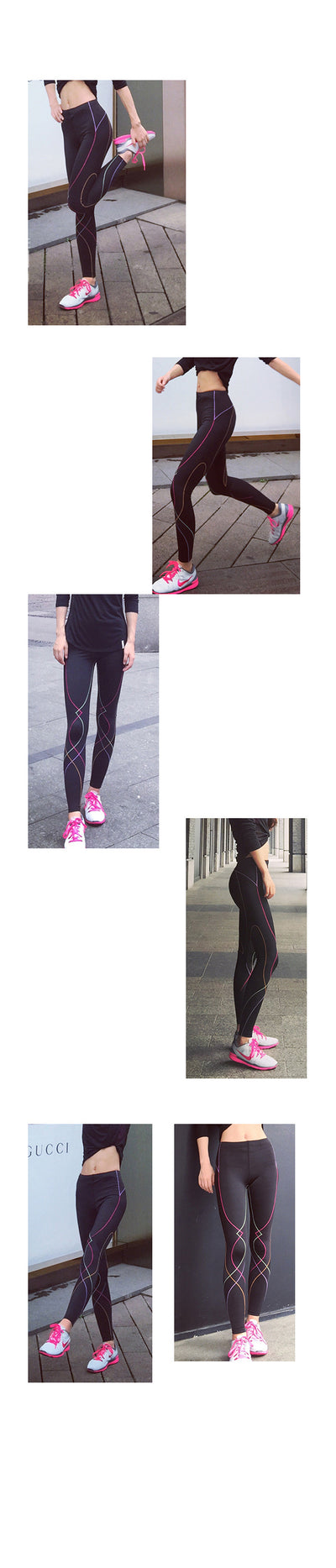 Pantalones de Compresión Yoga para Mujer - Tela Elástica de Alto Rendimiento - Image 8