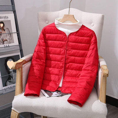 Chaqueta Corta Acolchada de Algodón para Mujer - Ligera y Cálida - Image 10
